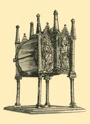 Relicario, siglo XIV, 1881