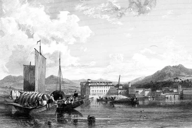 Isola Bella, Lago Maggiore, Italia, siglo XIX