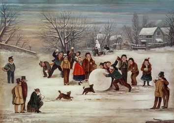 Escena de nieve