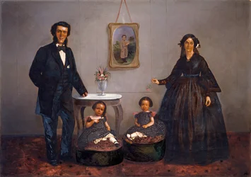 Retrato de familia, ca. 1855