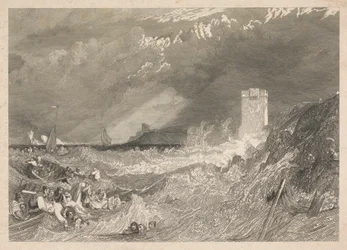 Entrada al puerto de Fowey, Cornualles