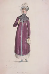 Una mujer con vestido de paseo, c. 1810