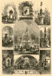 Fuentes en Filadelfia, 1874