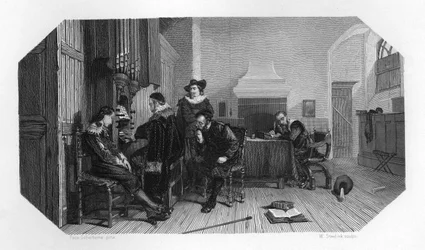 Jan Pieterszoon Sweelinck, compositor y organista holandés, c1870