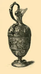 Jarra de peltre, 1580-1600, 1881