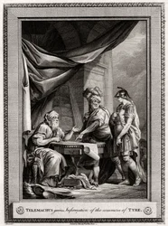 Telémaco obtiene información sobre el comercio de Tiro, 1775