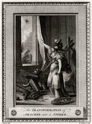 La transformación de Aracne en araña, 1775