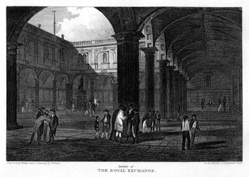 La Bolsa Real, Ciudad de Londres, 1816