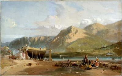 Escena en el Traeth Bach, Gales del Norte