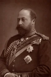 "Eduardo VII (1841-1910) rey del Reino Unido desde 1901, cuando aún era Príncipe de Gales. (woodburytype)