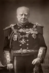 "Henry Keppel (1809-1904) Almirante y cortesano inglés. (woodburytype)