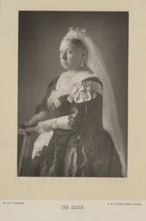 Reina Victoria. Reina del Reino Unido de Gran Bretaña e Irlanda y (desde 1876) emperatriz de la India. Retrato.