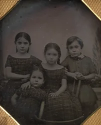 Los hijos del profesor Schneider, ca. 1842
