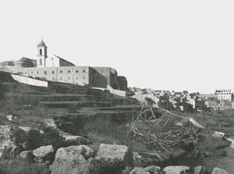 La Iglesia de la Natividad, Belén, Palestina, 1895