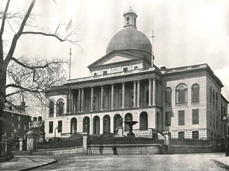 La Casa del Estado de Massachusetts, Boston, EE.UU., 1895