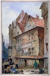 La taberna Cock and Magpie, Drury Lane, Westminster, Londres, 1862