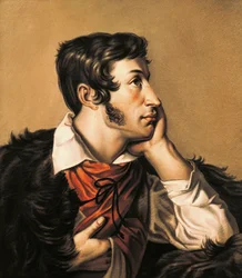 Retrato del poeta polaco Adam Mickiewicz