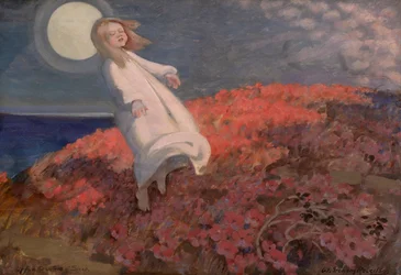 Subiendo de las aguas del sueño (óleo sobre lienzo)
