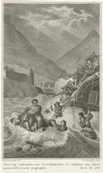 Muerte de Woltemade en el Cabo de Buena Esperanza, 1773