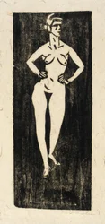 (Desnudo de pie)
