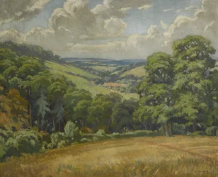 Escena de Devon, cerca de Widdecombe Moor, hacia 1949