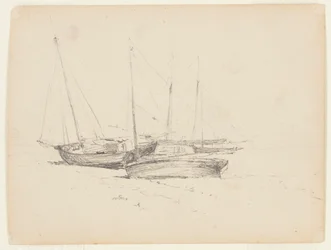 Barcos de pesca en la orilla