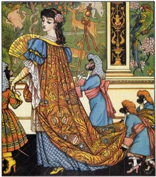 "La belleza y el ritmo": Ilustración de Walter Crane (1845-1915)