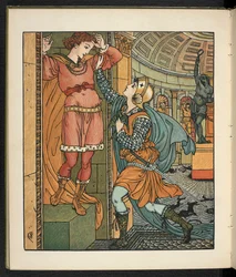 Ilustración para el cuento La princesa Belle étoile.