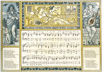 El amor encontrará el camino, ilustración de canción de 