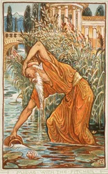 Midas con la Jarra, ilustración de 