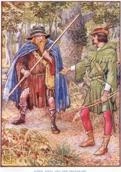 Robin Hood y el mendigo, hacia 1920