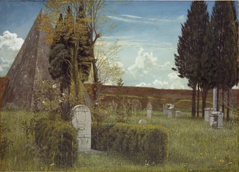 La tumba de Keats, 1873