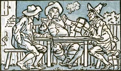 Los pobres felices, ilustración de la canción 