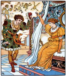 "La hija del rey y la rana" de Jakob y Wilhelm Grimm