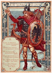 El Noruego. De: Cortejo de Columbia: Una Historia Ilustrada de los Estados Unidos, 1893