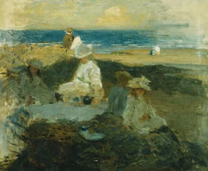 En la playa, c.1903