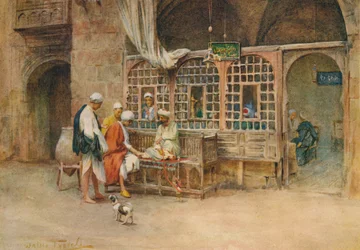 Un café cairota, c1905, 1912