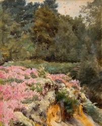 Gravel Pit Head, Royden (acuarela)