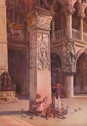 En la Piazzetta, Venecia, c1900 1913
