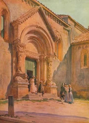 El Pórtico de la Pieve en San Quirico D