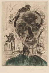 Hombre en una habitación, Autorretrato