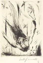 La caída en el infinito, 1918