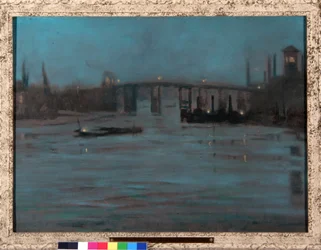 Nocturno, Puente Viejo de Battersea, Londres