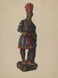 Indio de Tienda de Cigarros, c. 1936