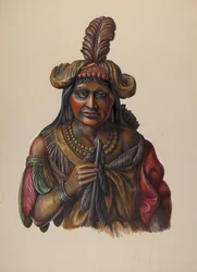 Indio de tienda de cigarros, c. 1937