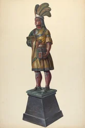Indio de tienda de cigarros, c. 1937