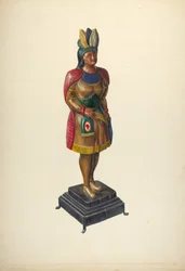 Indio de Tienda de Cigarros, c. 1937