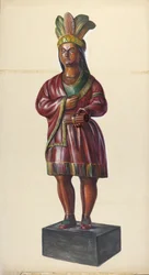Indio de Tienda de Cigarros, c. 1937