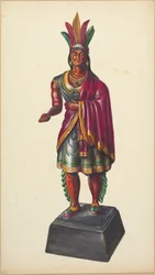 Indio de tienda de cigarros