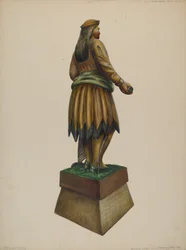 Indio de tienda de cigarros, c. 1937